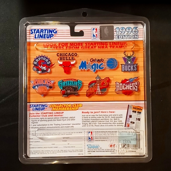 Starting Lineup (3) - 1996 - Dennis Rodman - Base Series (Hair Color Variations) - Picture 3 of 12